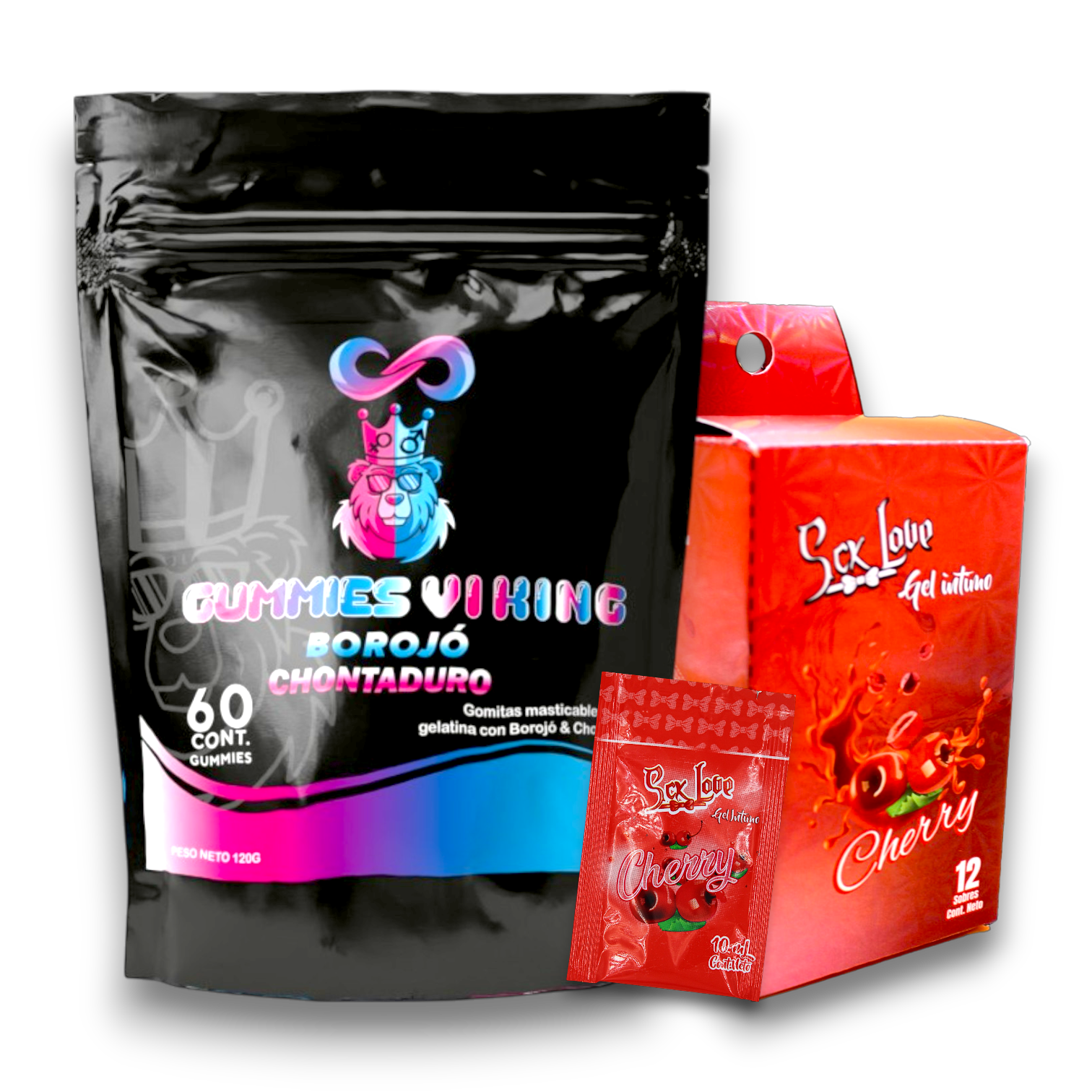 Combo gummies y lubricantes